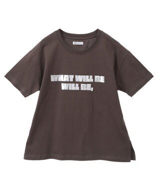 CRAFT STANDARD BOUTIQUE メタリックロゴプリントＴＥＥ Brown