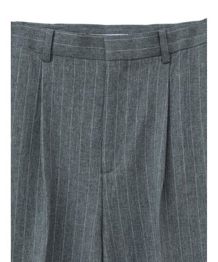 Green Parks きれいシルエットパンツ（ワイドストレート／柄） Stripe
