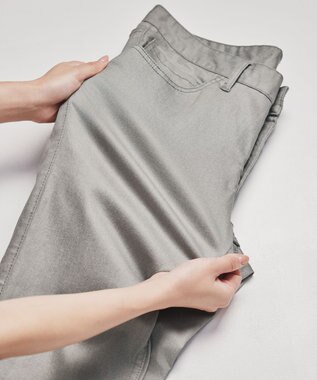 JOSEPH HOMME 【抜群のストレッチ性/光沢素材】ハイパワーソフトストレッチ 5ポケットパンツ / STICK 5P ライトグレー系