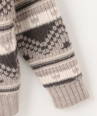 JOSEPH ABBOUD MOUNTAIN 【ペルー産ハイランドウール100％】ハイランドウールカウチンセーター ベージュ系7