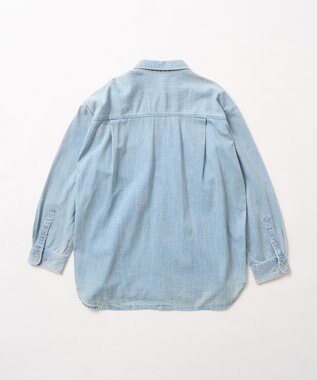 AMERICAN HOLIC Wポケットデニムシャツ Light Indigo