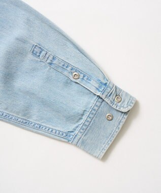 AMERICAN HOLIC Wポケットデニムシャツ Light Indigo