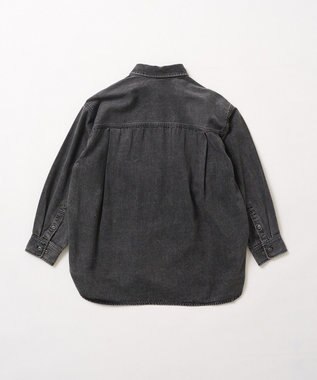 AMERICAN HOLIC Wポケットデニムシャツ Black