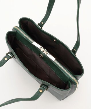 LA BAGAGERIE ベーシック　フェイクレザートート グリーン