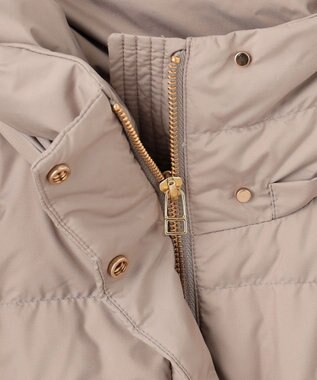 ANY 【洗濯機可/フード取り外し可能/撥水】楽映えリッチロング丈ダウン モカ