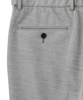 J.PRESS MEN プールに浮いているような快適な着心地【ストレッチ / 洗える / 吸水速乾/ 接触冷感】【J.PRESS-POOL WOOL】ジャージーセットアップ スラックス ライトグレー系