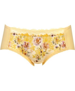 Wing ショーツ KB2721とペア 【後ろ姿きれいブラ】 はきこみ丈あさめ KF2421 ウイング／ワコール イエロー