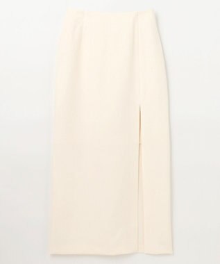 GRACE CONTINENTAL ペンシルスリットスカート ホワイト