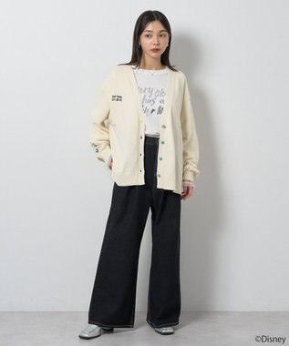 earth music&ecology Ｖｉｌｌａｉｎｓ　クルエラ／ニットカーディガン Ivory