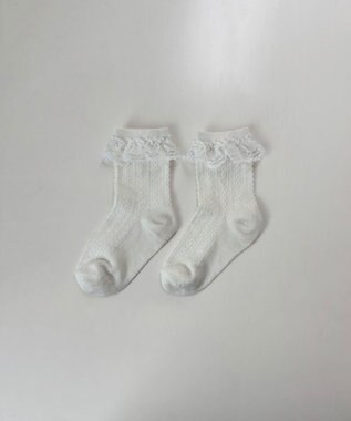 ANY KIDS 【3点セット】ソックス （ガーリー音符） ホワイト