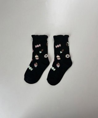 ANY KIDS 【3点セット】ソックス （ガーリー音符） ホワイト