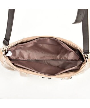 LA BAGAGERIE プリュイ タックショルダー グレージュ