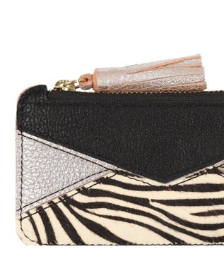 UNBILLION ペルケ perche / キーリング付きサスティナブルフラグメントケース ゼブラ