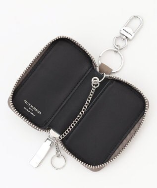 JOSEPH HOMME 【WEB限定】【PELLE MORBIDA】キーケース ベージュxブラック