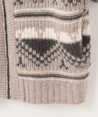 JOSEPH ABBOUD MOUNTAIN 【ペルー産ハイランドウール100％】ハイランドウールカウチンセーター ベージュ系7