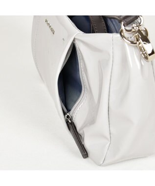 LA BAGAGERIE プリュイ タックショルダー ライトグレー