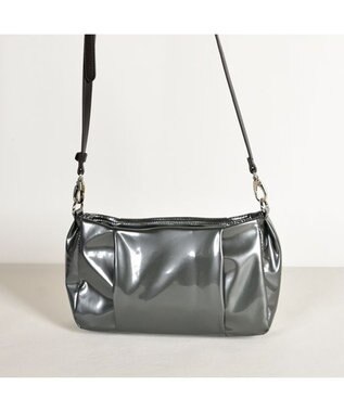 LA BAGAGERIE プリュイ タックショルダー ガンメタリック