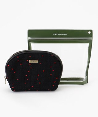 GRACE CONTINENTAL Fabricシェルポーチ-AW