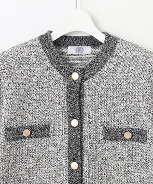 J.PRESS LADIES 【WEB限定カラーあり・洗える】TWEED ニット カーディガン ブラック系5