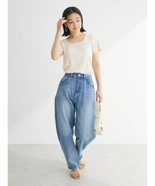 Green Parks ・ＳＵＧＡＲ　ＳＰＯＯＮ　パールスクエアプルオーバー Light Beige