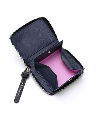 A.D.M.J. 【牛革】モーツァルト/スワロフスキー・クリスタル付スモールウォレット ブラック