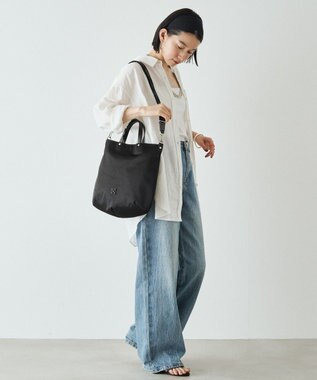 russet 《WEB限定》クラウズナイロン2wayトートバッグ(CE-1501-WEB) Black