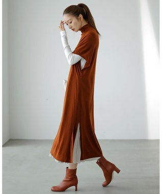 ICB ストレッチショートブーツ テラコッタ系