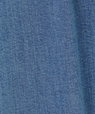 組曲 L ライトデニム セミワイドパンツ ライトインディゴ系