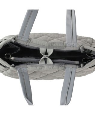 ROOTOTE 1332【仕切り+自立+撥水】LT.デリ.パルーティ.キルト-C 03：グレー