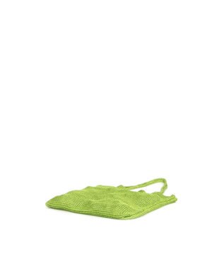 UNBILLION カシュカシュ cachecache / ラメ糸編みトートバッグ グリーン