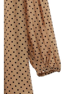 earth music&ecology ドットチュニック丈リボン付きワンピース Dot