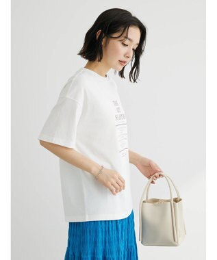 Green Parks 表紙風ロゴボックスＴシャツ Off White