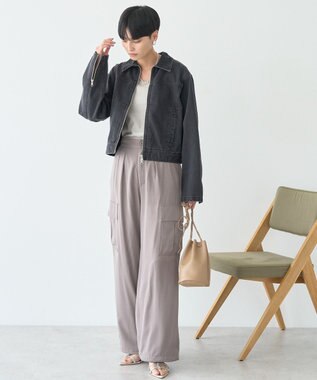 AMERICAN HOLIC WZIPデニムジャケット Black