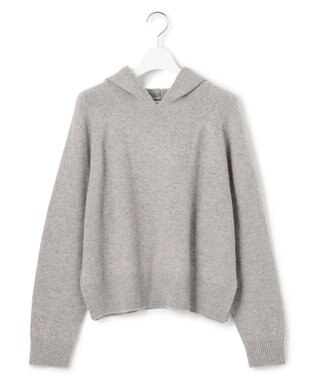 J.PRESS YORK STREET 【WOMEN】ウールカシミヤ フーディニット