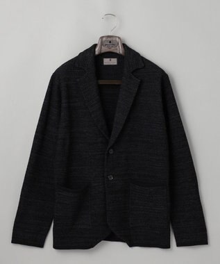 GOTAIRIKU テーラード設計【洗える】ニット カーディガンジャケット グレー系