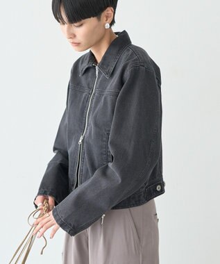 AMERICAN HOLIC WZIPデニムジャケット Black