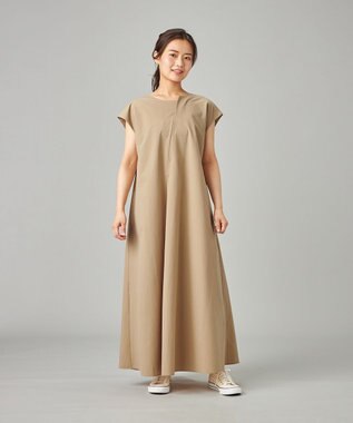 Chacott タックフレアワンピース