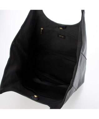 UNBILLION ペルケ perche / ガーメントレザー・サスティナブルサークルトート ブラック