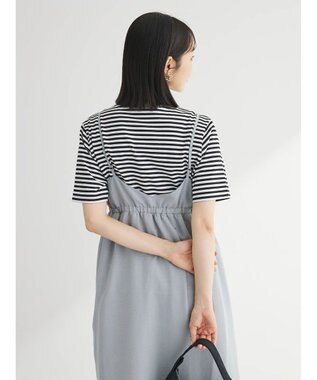 Green Parks 汗染み防止クルーネックＴシャツ Border