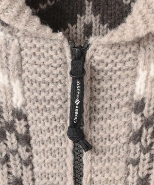 JOSEPH ABBOUD MOUNTAIN 【ペルー産ハイランドウール100％】ハイランドウールカウチンセーター ベージュ系7