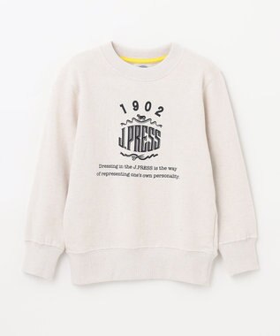 J.PRESS KIDS 【110-130cm】ハウスマーク トレーナー アイボリー系