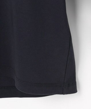 JOSEPH ABBOUD 【柔らかな肌触り】ソフトスムースダイヤロゴプリント Tシャツ ネイビー系