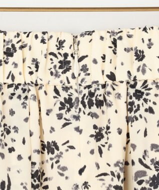 組曲 モザイクフラワープリント スカート アイボリー系5