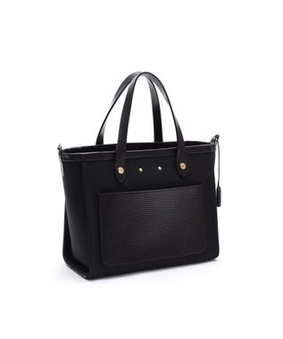 A.D.M.J. 【ファブリック】オフィサー/トート32cm(Dカン＋) BLACK