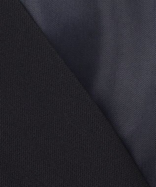 #Newans ＜亀恭子さんコラボ＞取り外し可能ケープ付きペプラムブラウス ネイビー