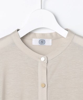 J.PRESS LADIES 【洗える・接触冷感】ジャージー ブルゾン グレージュ系