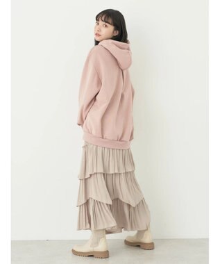 earth music&ecology 裏起毛パーカー Pink