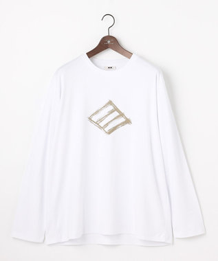 【柔らかな肌触り】ソフトスムースダイヤロゴプリント Tシャツ