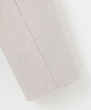 J.PRESS LADIES ショートビーバー スタンドカラー コート ベージュ系