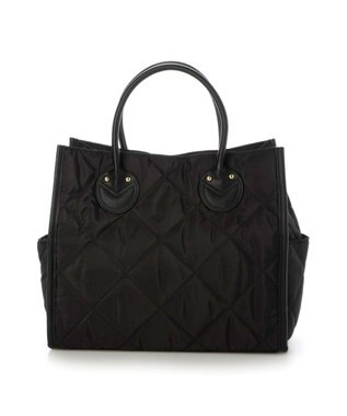 UNBILLION 【テレビ ドラマ着用アイテム】カシュカシュ cachecache / キルティングスクエアトートバッグM ブラック